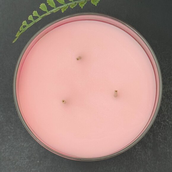 BBW Raspberry Rosé Bath & Body Works 3 Wick Candle - Picture 7 of 10